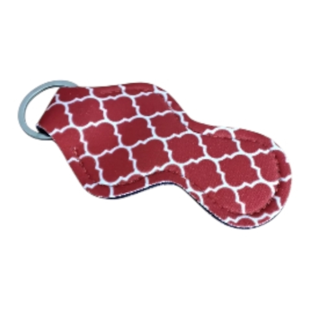 Red Patterned Key Holder - Picture 2 of 2